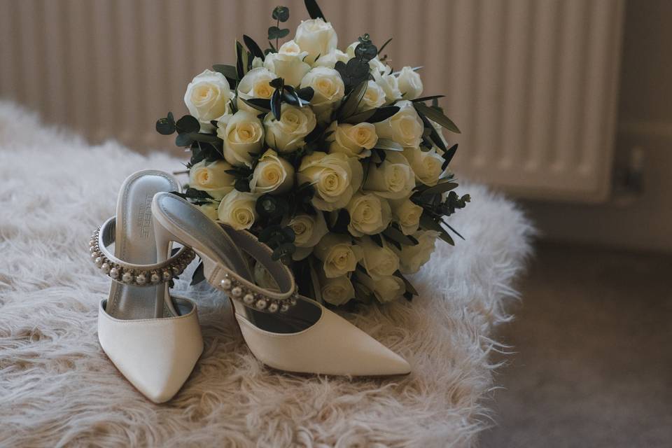 Shoes and Flowers