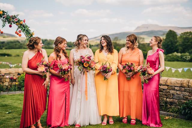 Lorna and her bridal party
