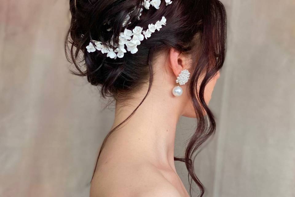 Bridal updo