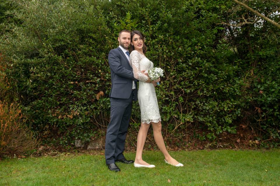 The happy couple