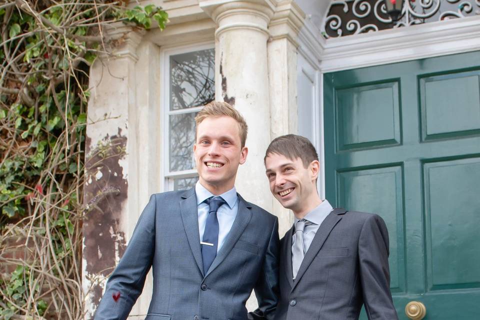 The happy couple