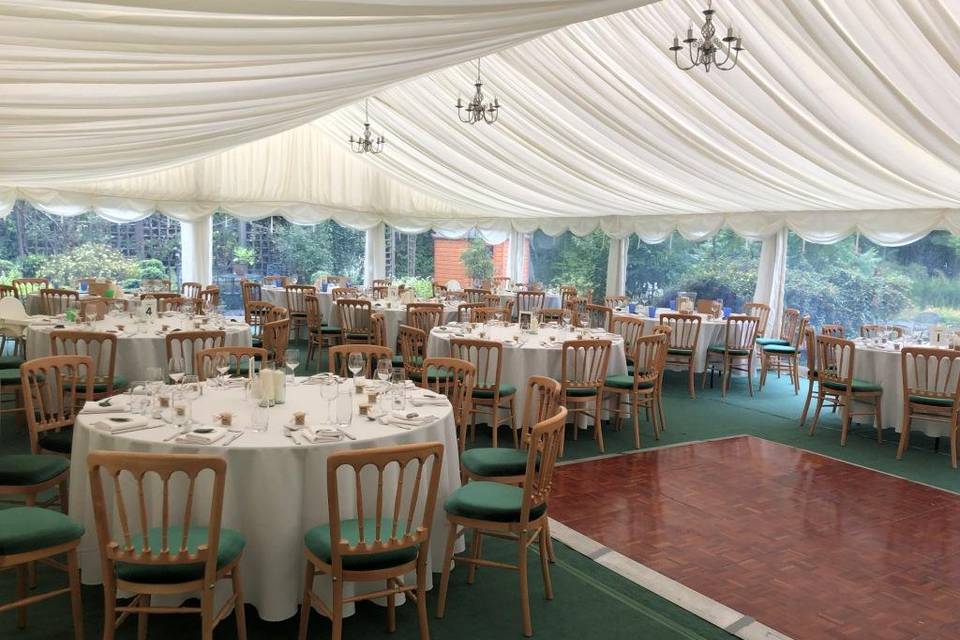 9m wide marquee