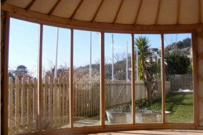 Yurt with windows
