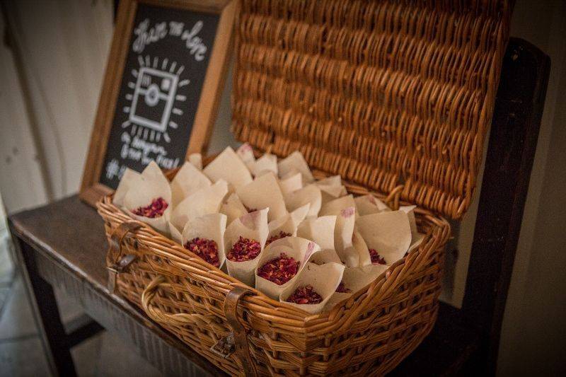 Confetti basket