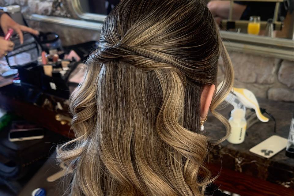 Half up half down