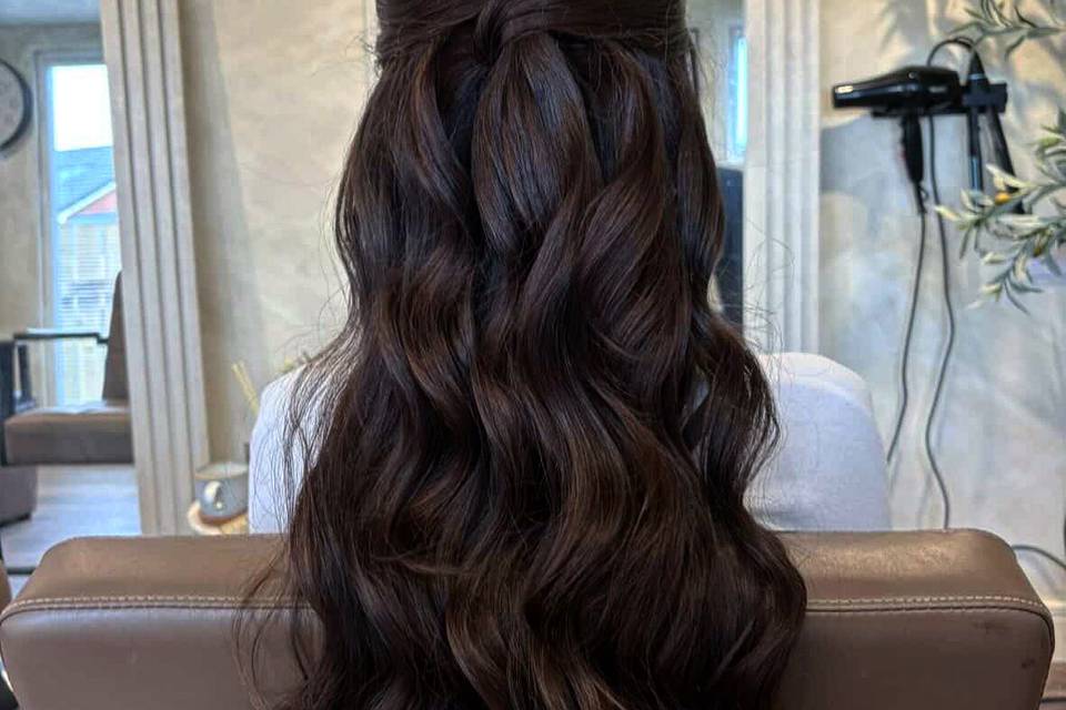 Half up half down