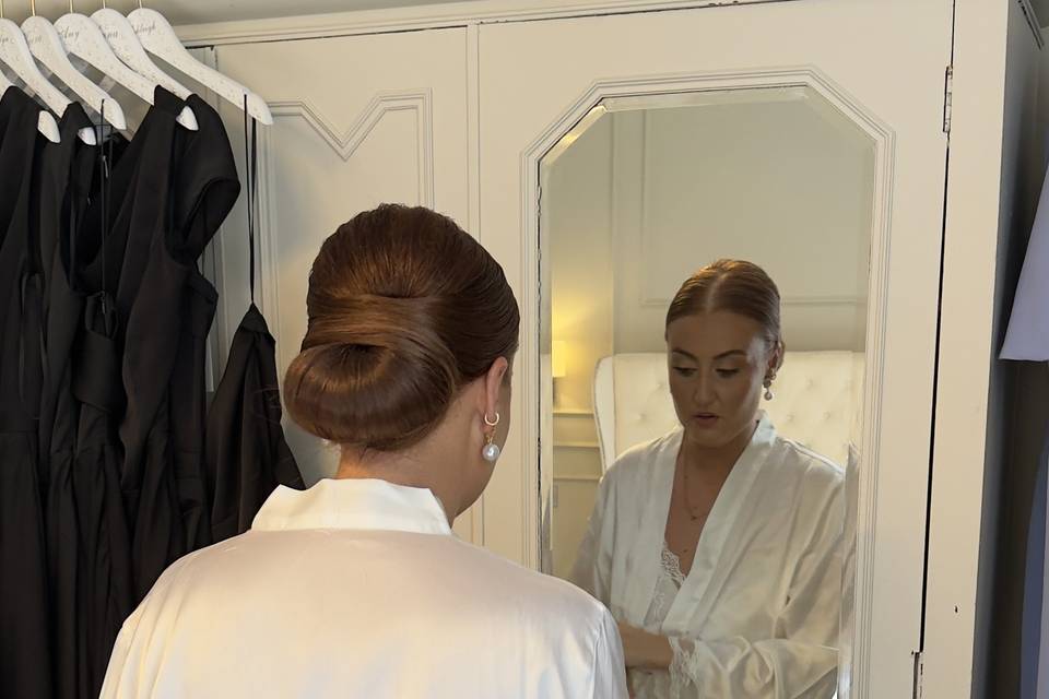Chignon bun