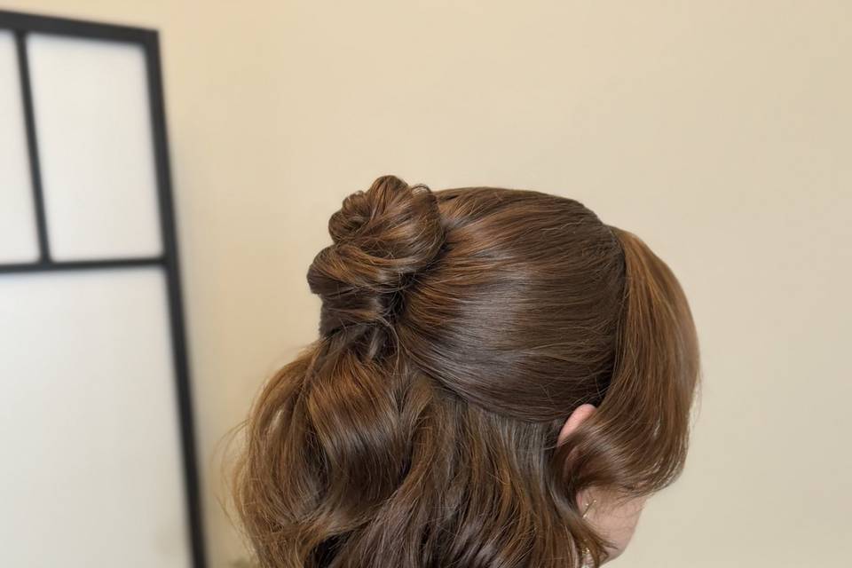 Half up half down