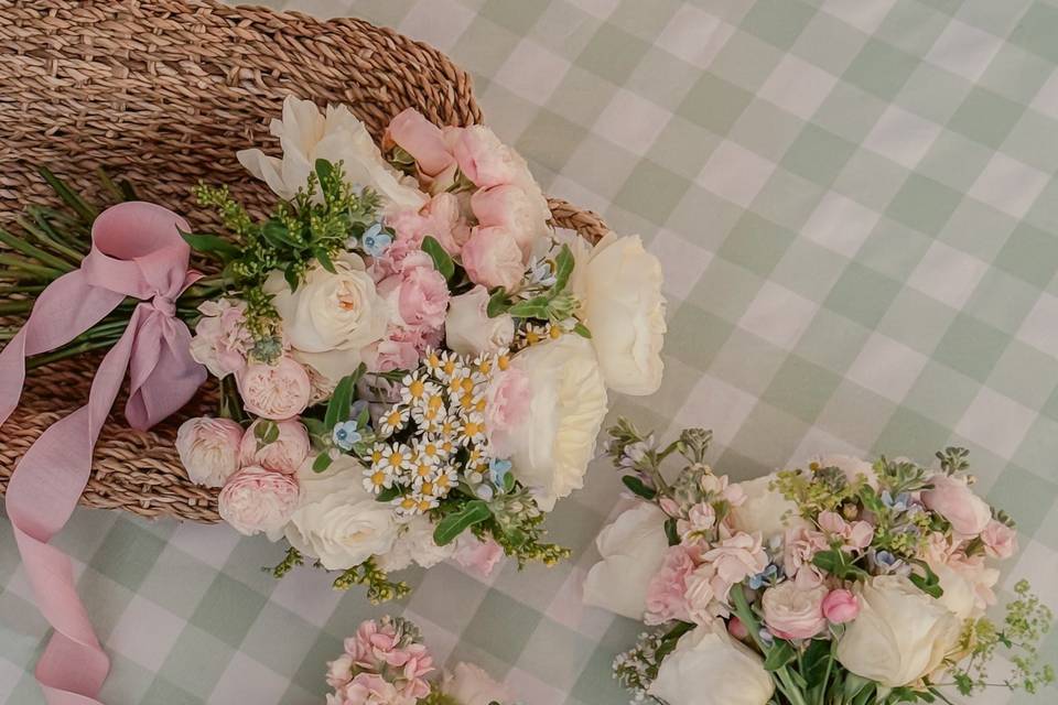 Bridal and Bridesmaid bouquets