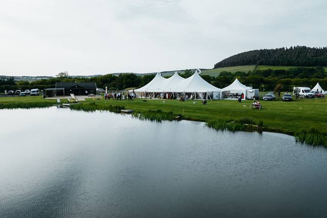 Lakeside marquee