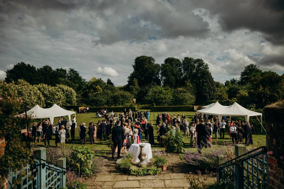 Gardens reception drinks