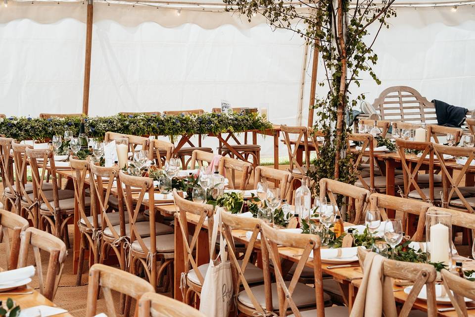 Marquee interior
