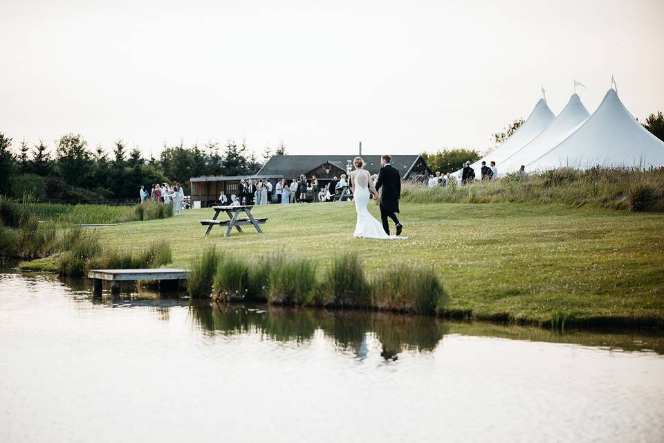 Lakeside wedding