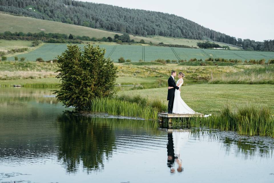 Lakeside wedding
