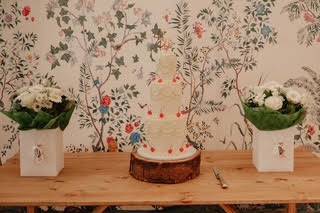 Vintage with cherries