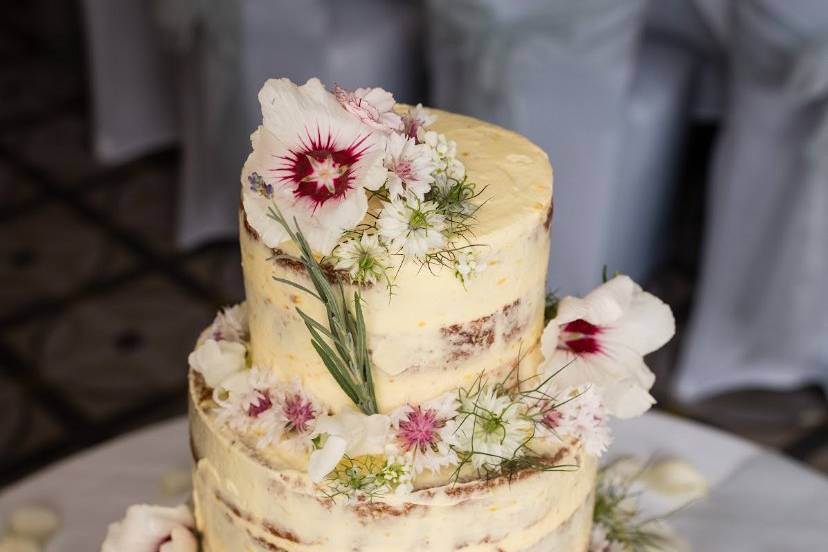 Rustic with flowers