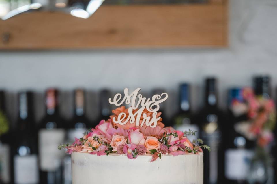 Rustic with flowers