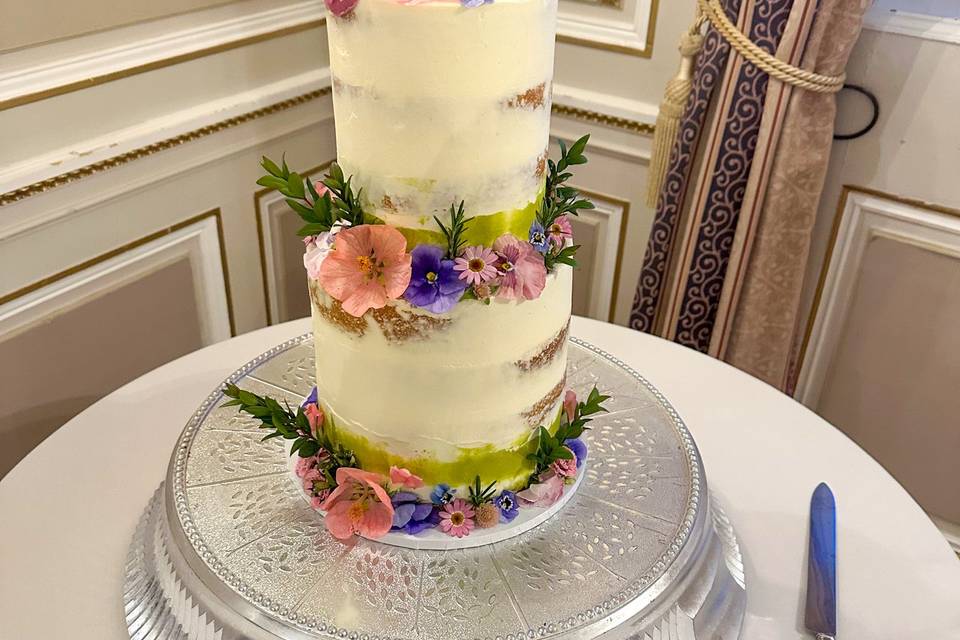 Rustic with flowers