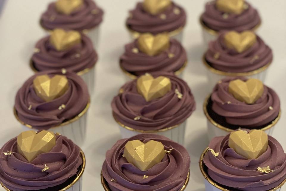 Gold Hearts