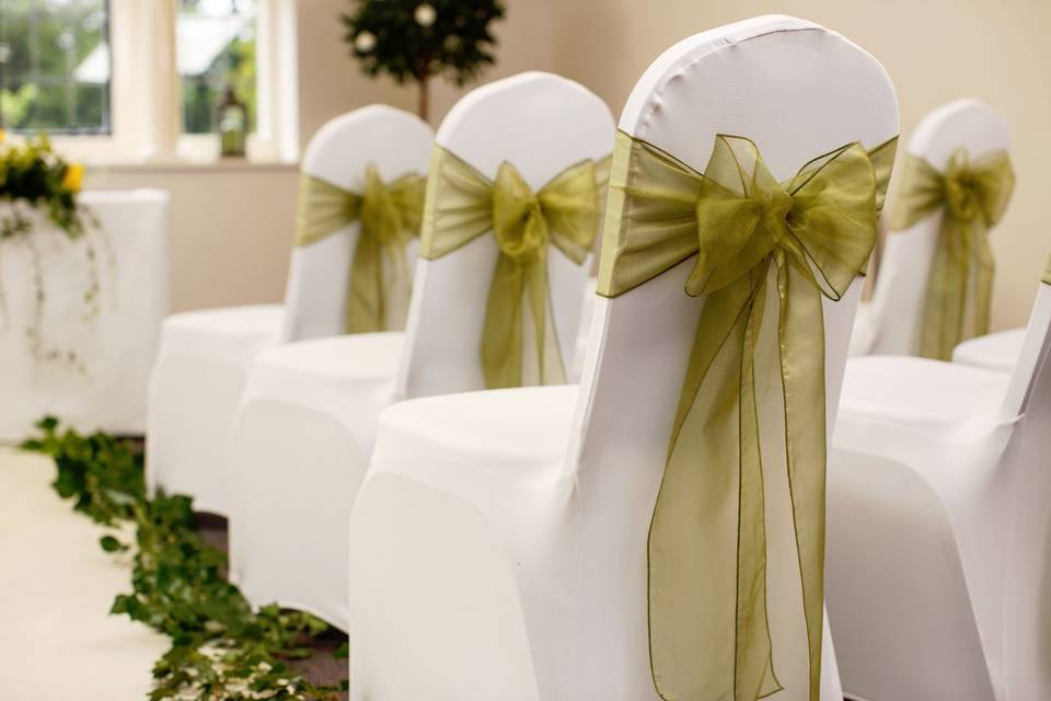 Ceremony - Moss Green Organza