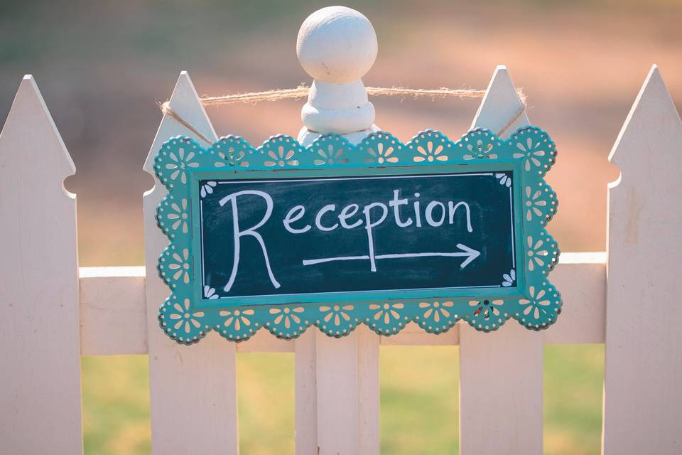 Wedding sign