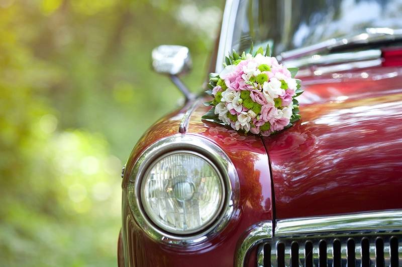 Wedding Car Close Up