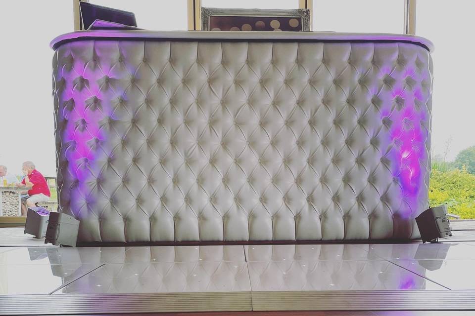 Our Deluxe DJ Booth option