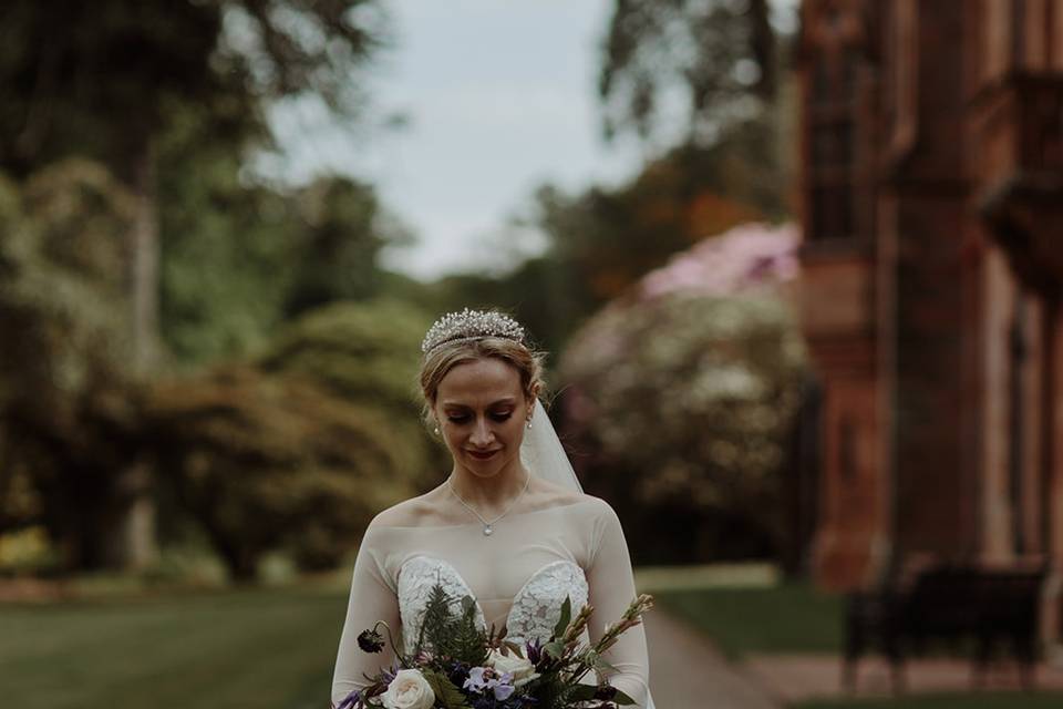 Claire's wild purple bouquet