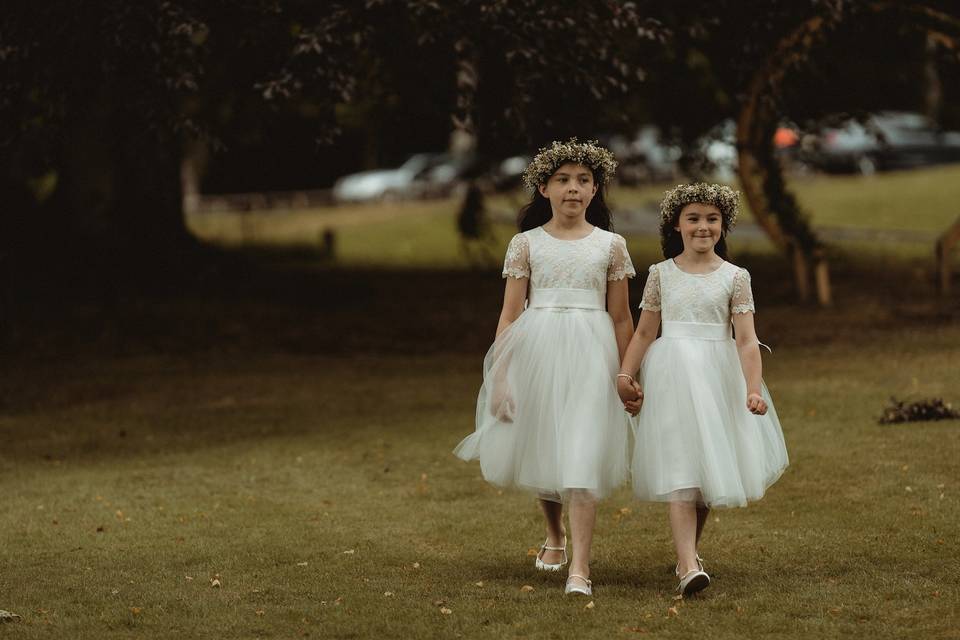 Flower girl crowns