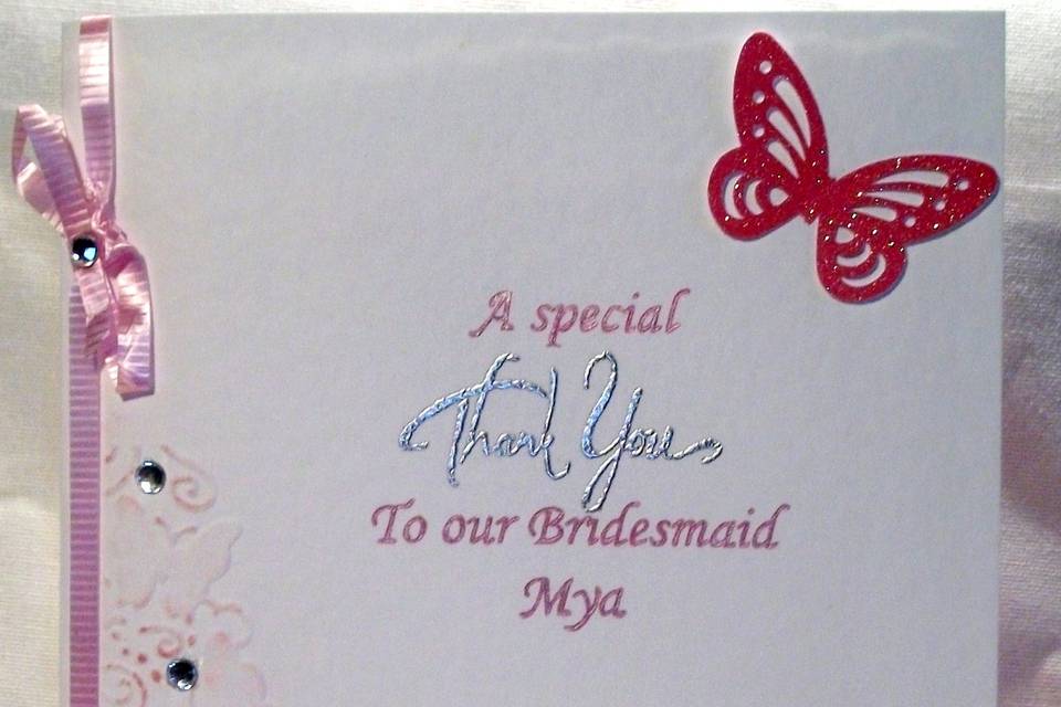 Butterfly Bridesmaid