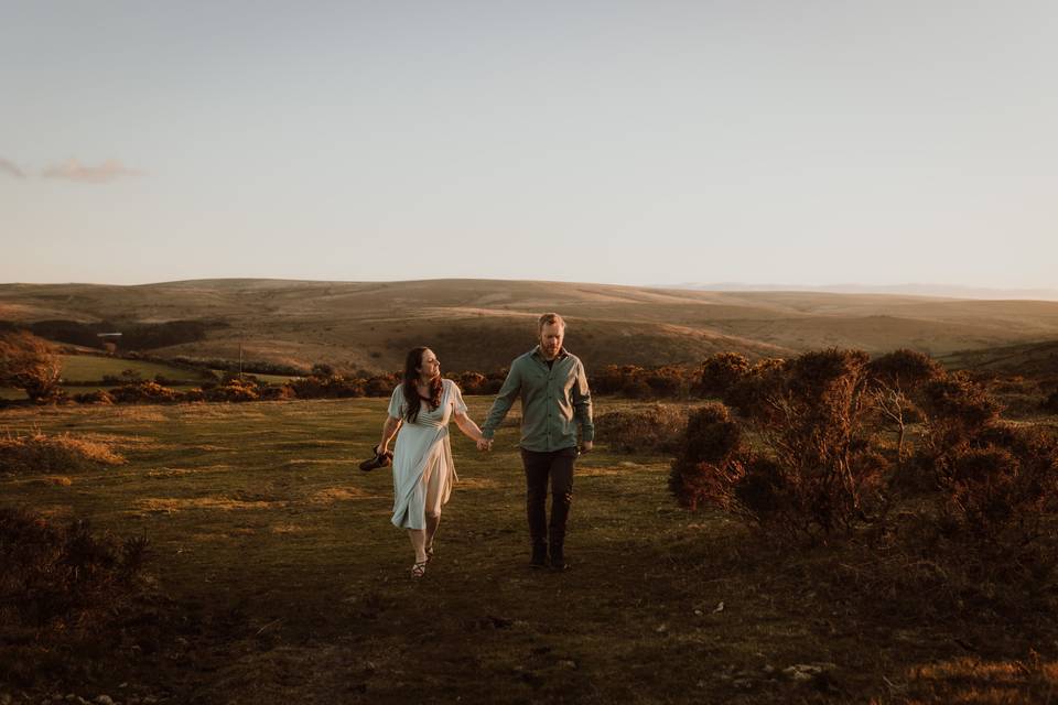 Engagement shoot Dartmoor