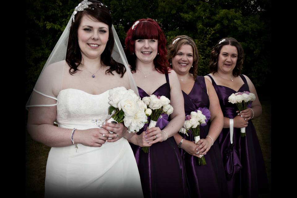 Lucy and Bridesmaids 2011