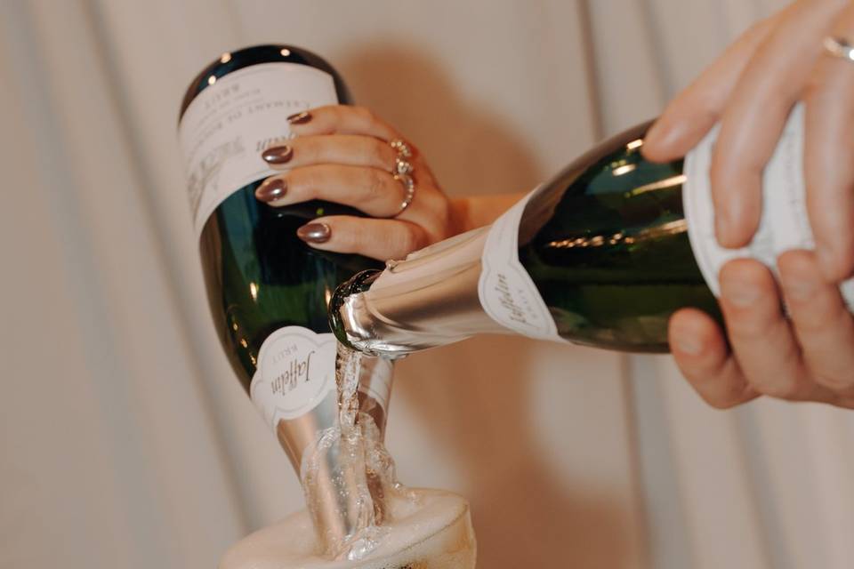 Champagne tower