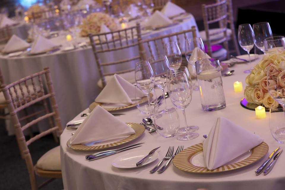 Main Hall guests tables