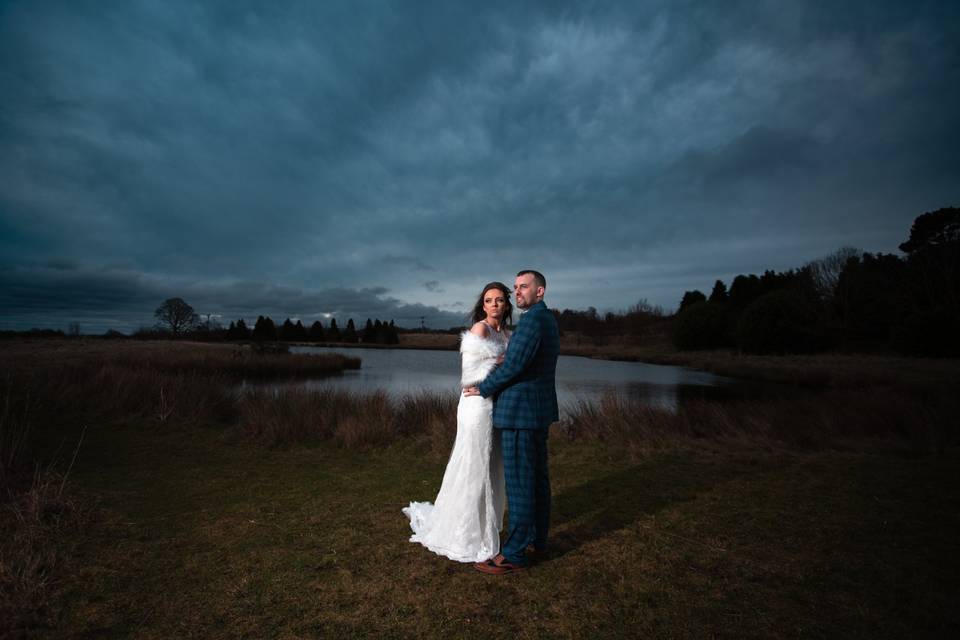 Couple by Lake