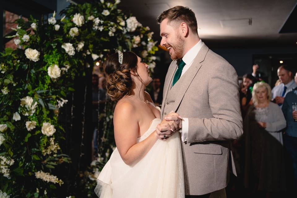 Bride and Groom First Dance