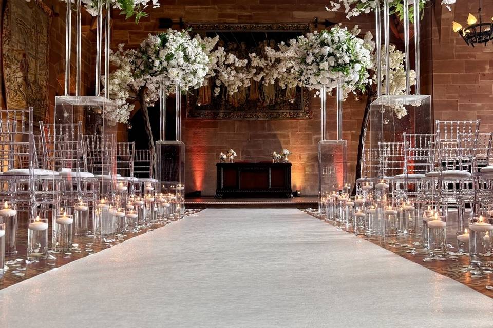 Silk Flowers at Peckforton
