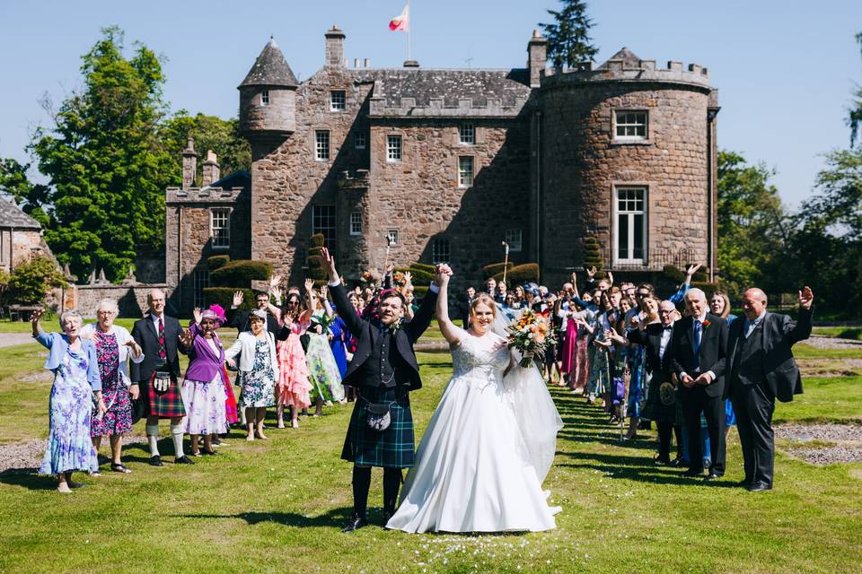 The wedding party