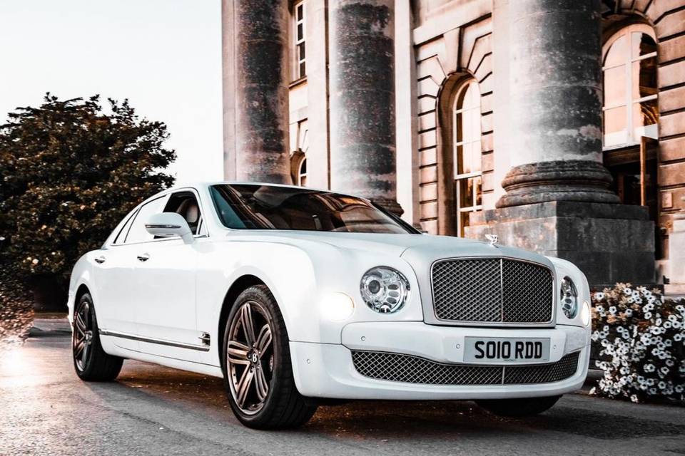 White Bentley Mulsanne