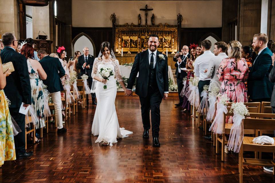 Walking down the aisle