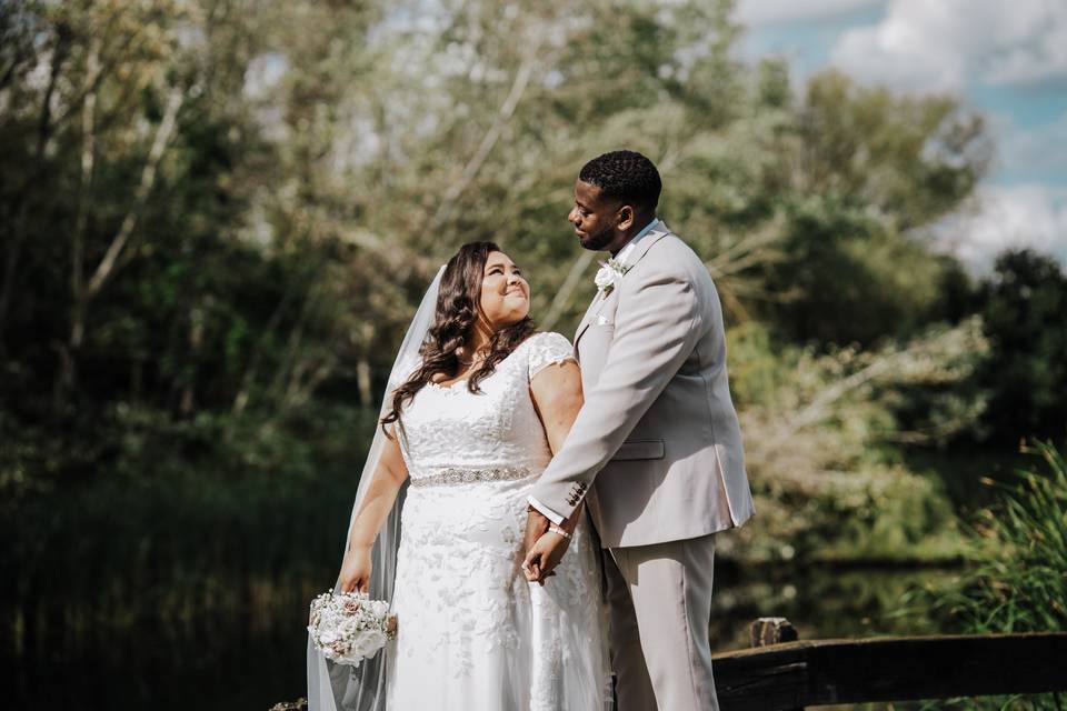 Woolston Manor bridge