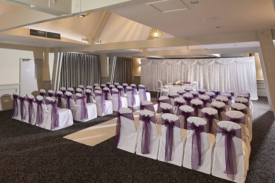 Coppice Suite - Wedding breakfast