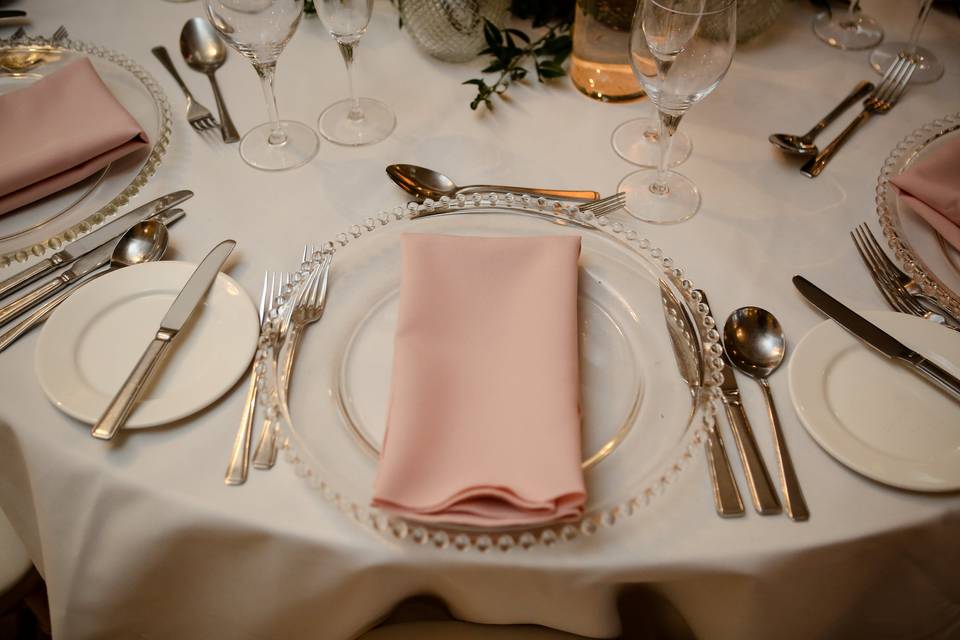 Soft Pink Table