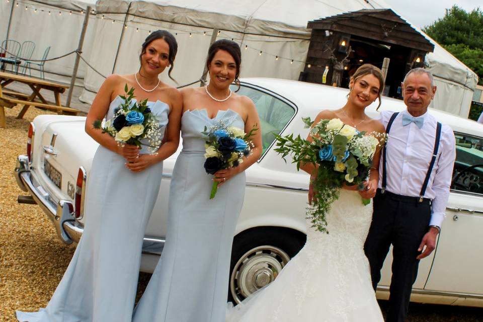 Bride arrival