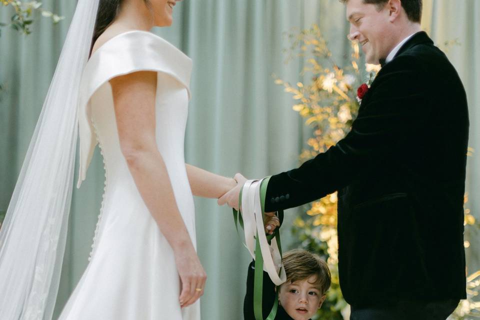 Children in a ceremony