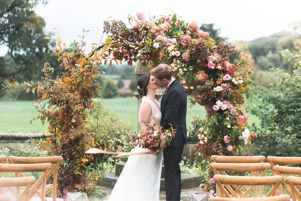 Flower archway