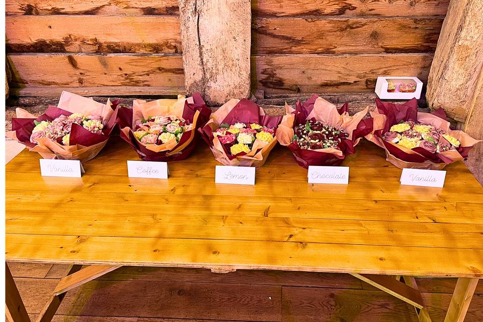 Wedding Cupcake Bouquets