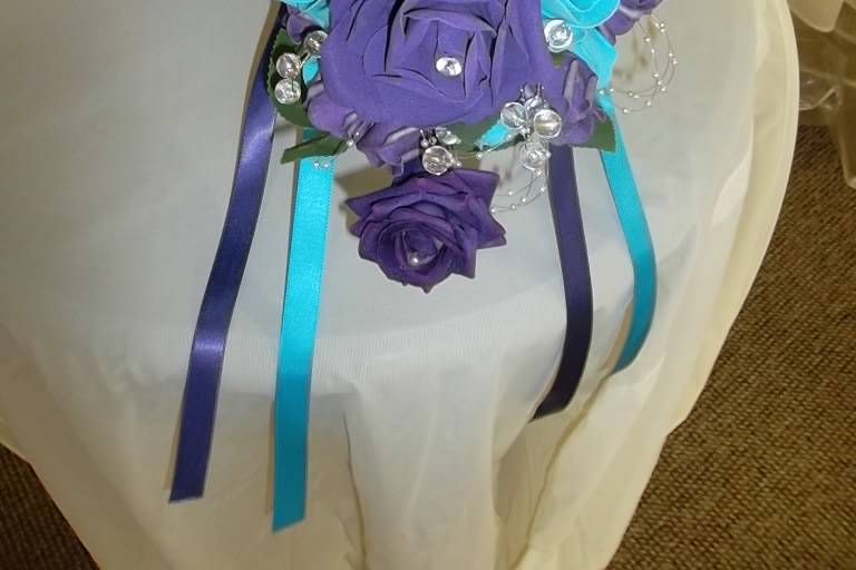 Hand-made bridal bouquet