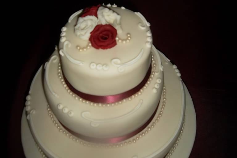 Sample wedding cake