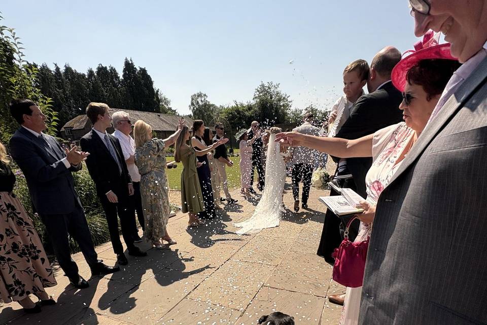 Tilly at the wedding
